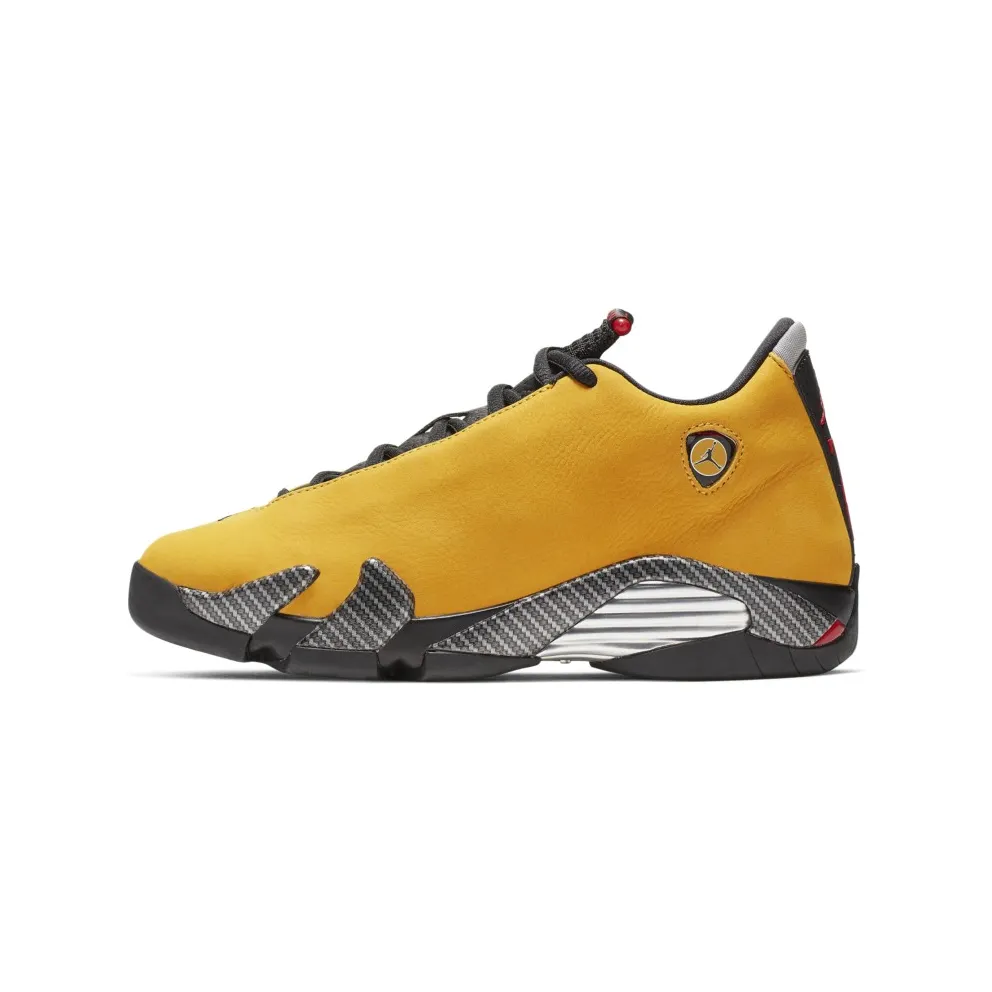 Jordan 14 Retro University Gold (GS) University Gold/Black-University Red-Metallic Silver (BV1218-706)