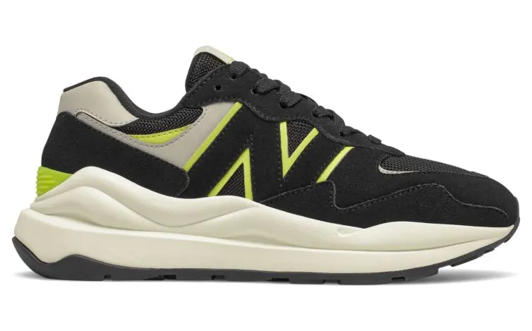 New Balance Black & Yellow 57/40 Sneakers (W5740HL1)