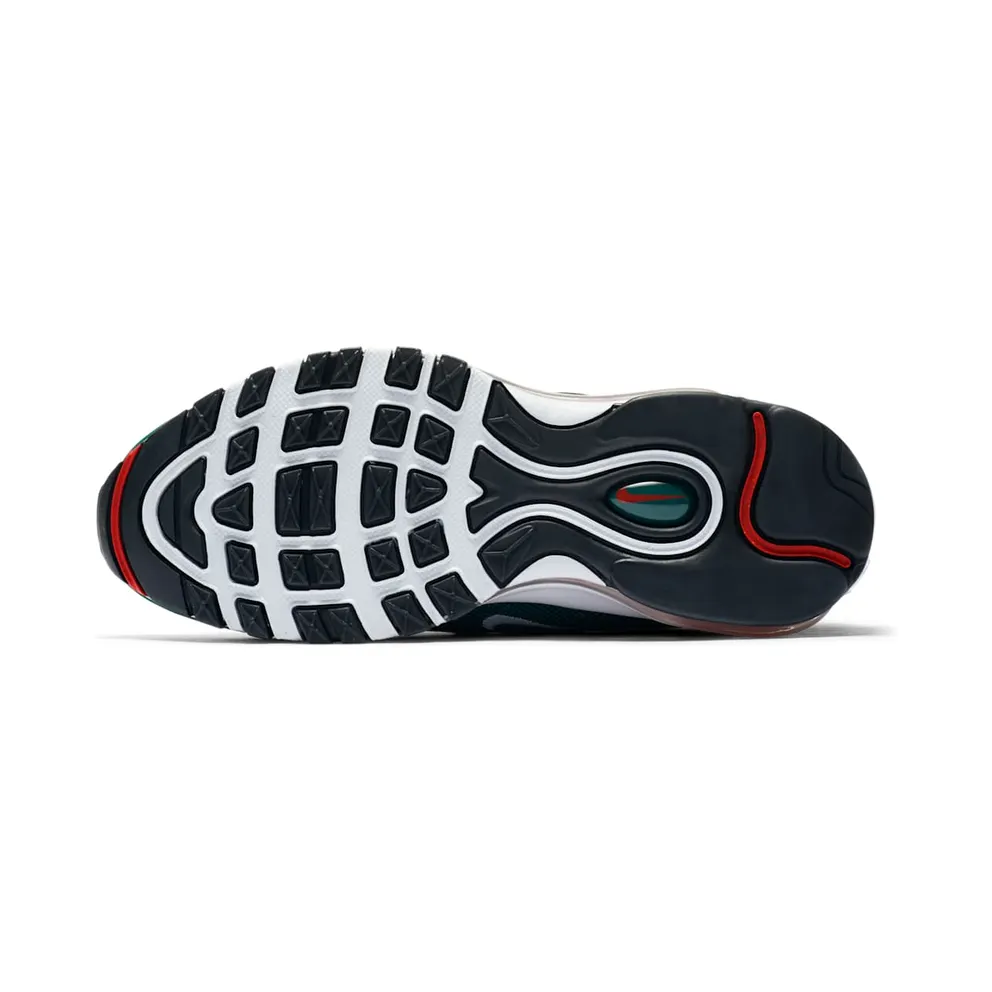 Nike Air Max 97 Miami Hurricanes (GS) Rainforest/White-Team Orange-Black (921522-300)