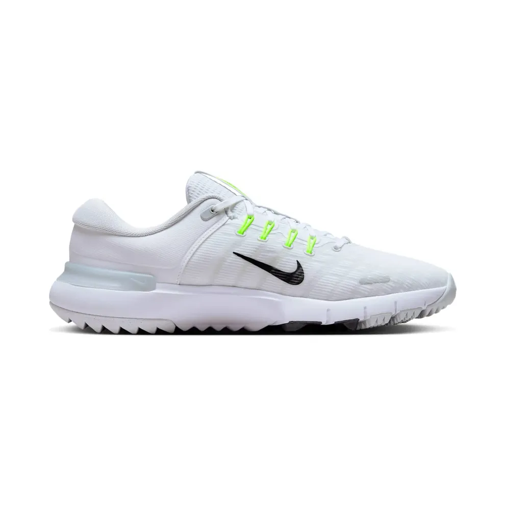 Nike Free Golf Next Nature “White Pure Platinum Wolf Grey Black” (FN0332-101)