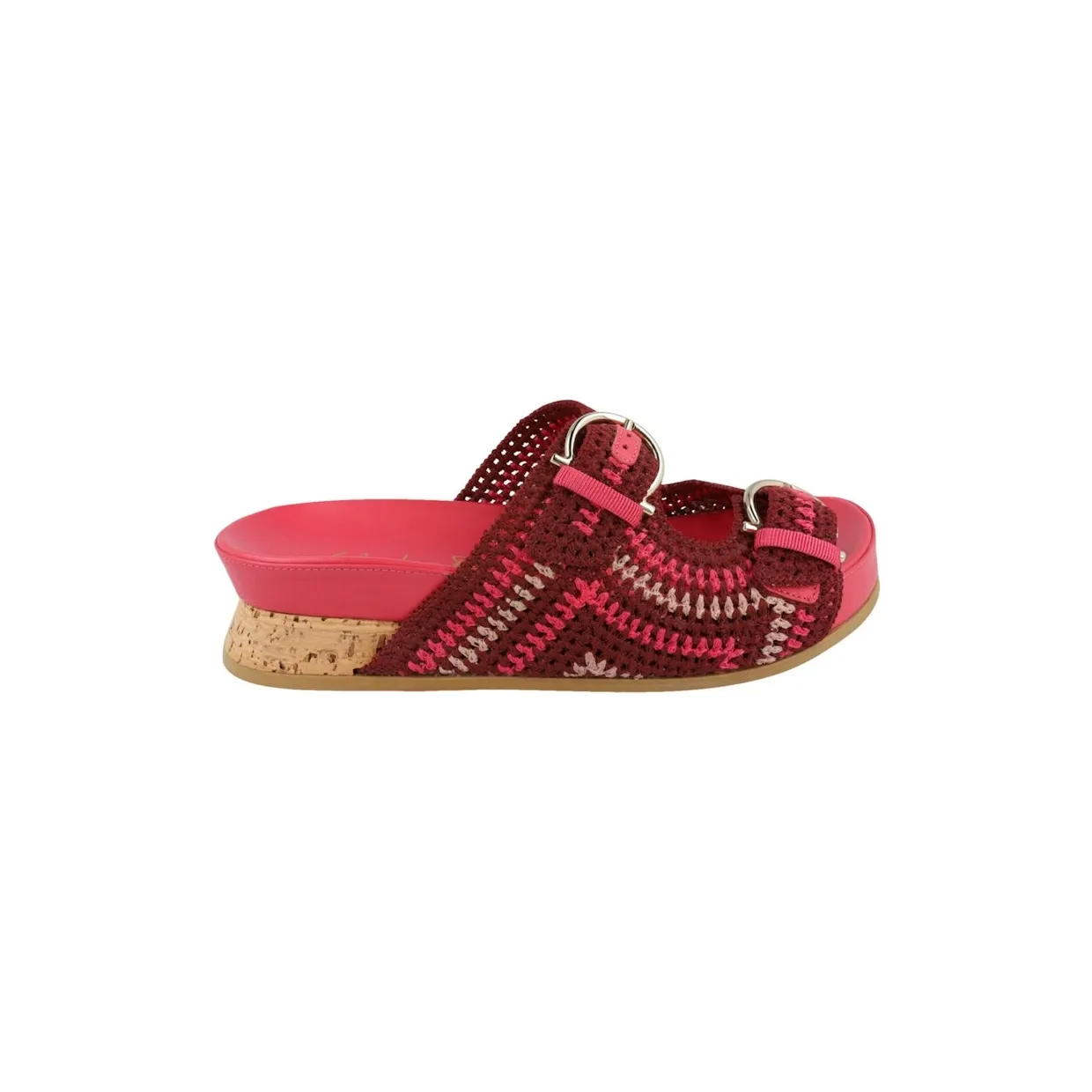 Ferragamo Shaula Crochet Sandals Purple (01E587-758193)