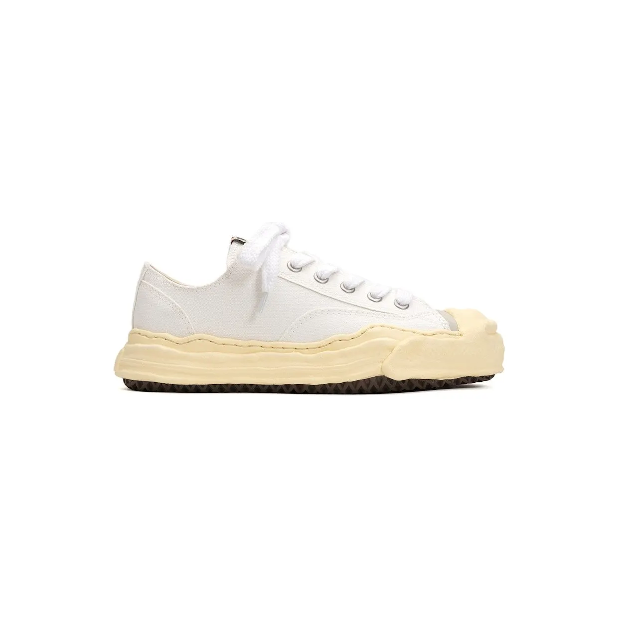 Maison Mihara Yasuhiro Hank VL OG Sole Canvas Low White (A09FW734-WHT) (2)