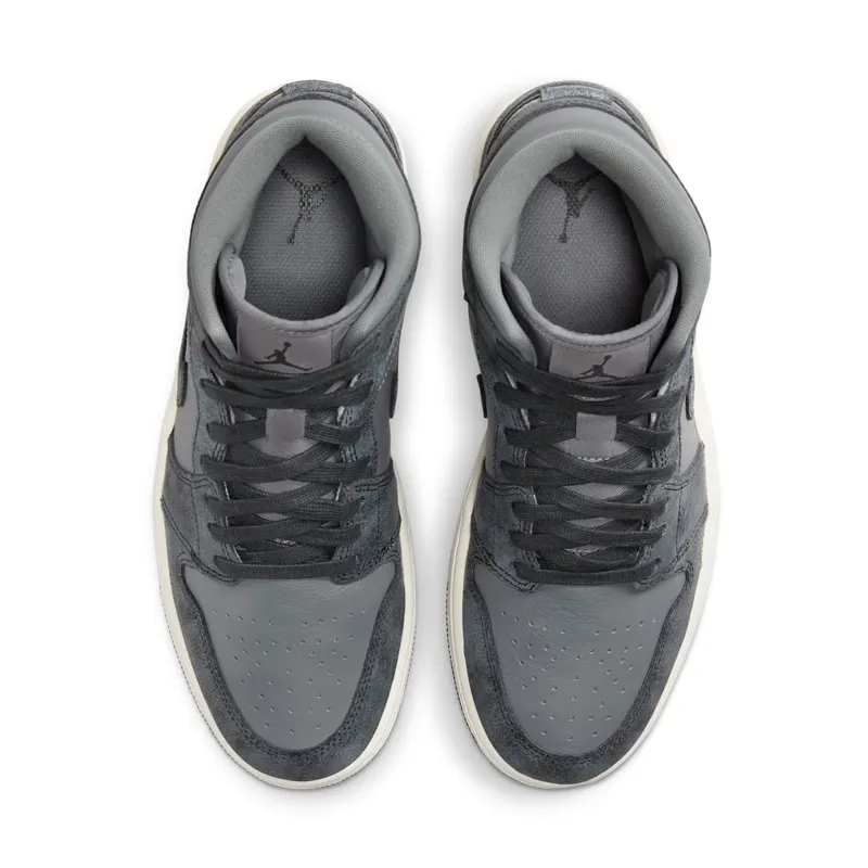 AIR Jordan 1 MID “DISTRESSED SMOKE GREY” (FJ3448-001)