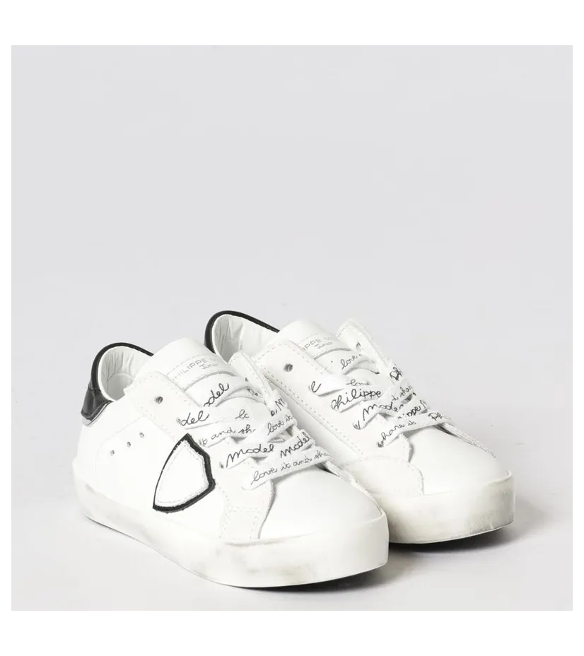 Philippe Model Junior Leather Sneakers Philippe Model White (832712)