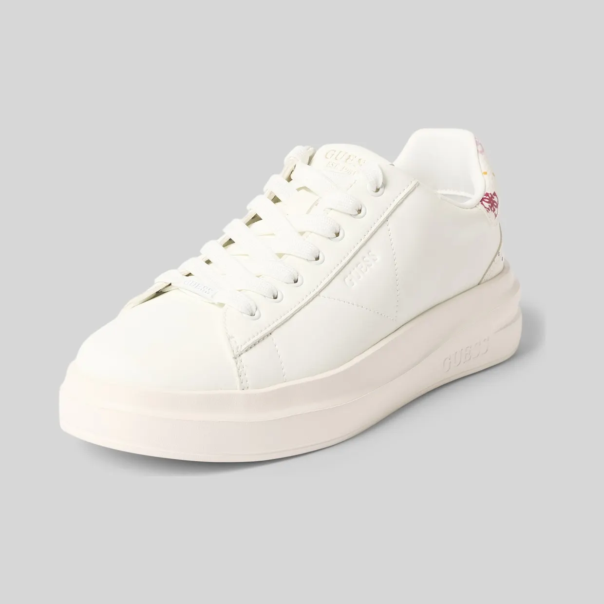 GUESS USA van een mix van leer en textiel model ‘ELBINA11’ (FLPE11LEA12)