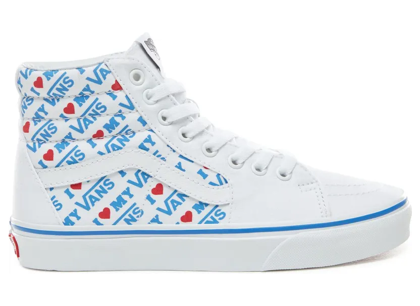 Vans Sk8-Hi ‘I Heart ‘ True White/Blue/Red (VN0A38GEVP5)