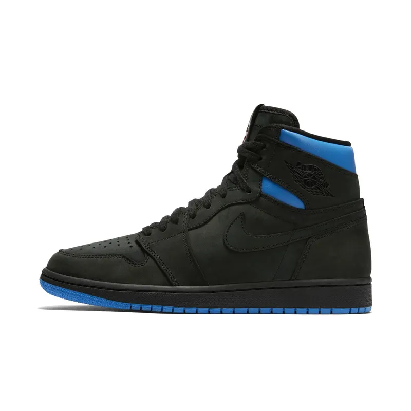 Air Jordan Nike AJ 1 Retro High OG Quai 54 Q54 Black/University Red/Italy Blue (AH1040-054)