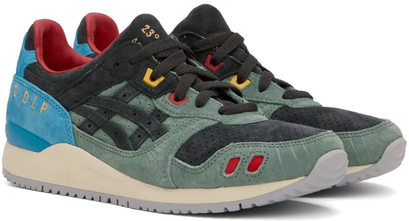 Asics Black & Green Gel-Lyte III OG (1201A755.021)