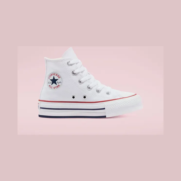 Converse Converse Color EVA Platform Chuck Taylor All Star High Top White/garnet/midnight Navy (671108C)