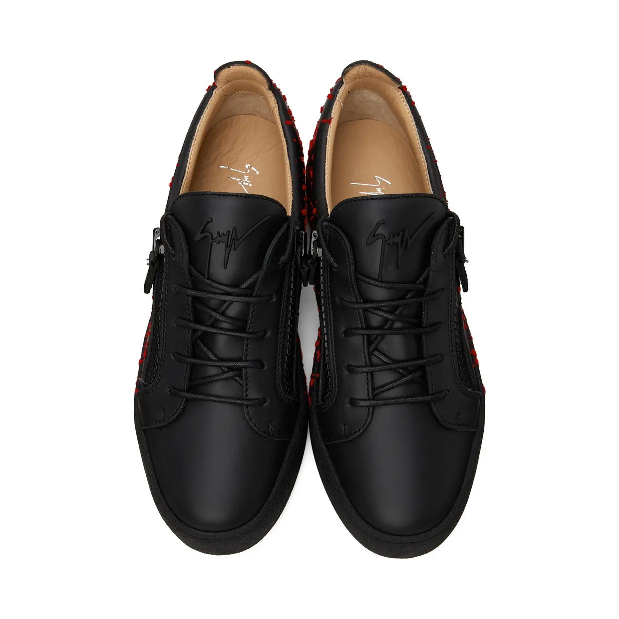 Giuseppe Zanotti Black & Red Birel Sneakers (RU00024-88168) (5)