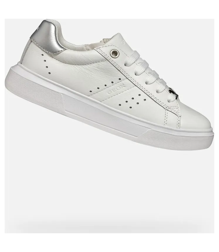 Geox sneaker Wit/Zilver (J45GCB085BCC0459)