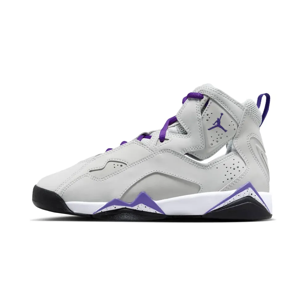 Jordan True Flight Light Base Grey White Black Purple Venom (343795-052)