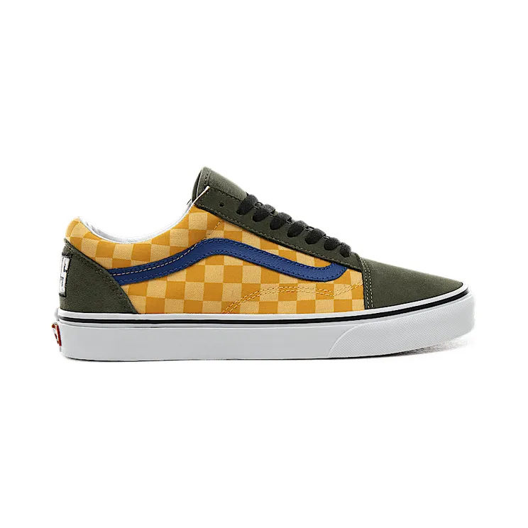 Vans Old Skool ‘OTW Rally – Yellow Green’ Checkered Multi/Green (VN0A4BV5VZN)