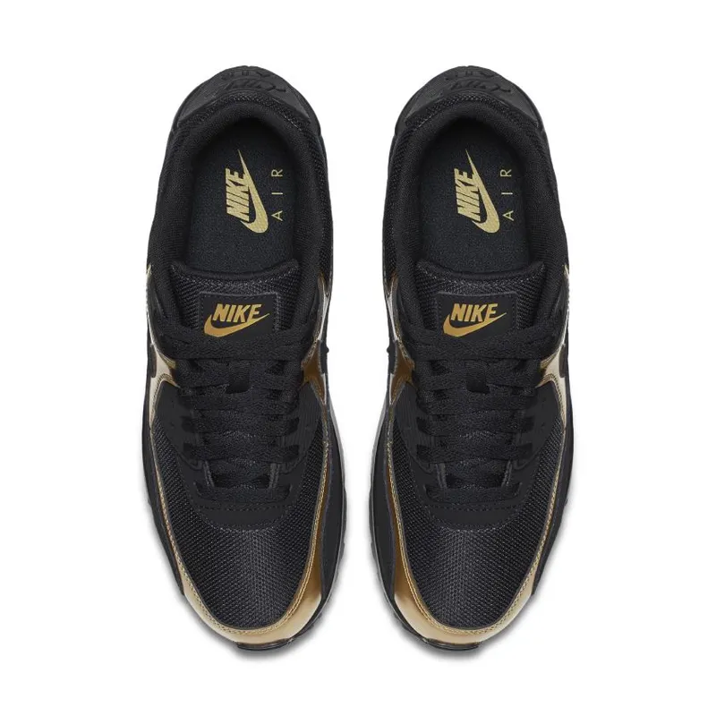 Nike Air Max 90 Ultra Essential Black/Black-Metallic Gold (537384-058)