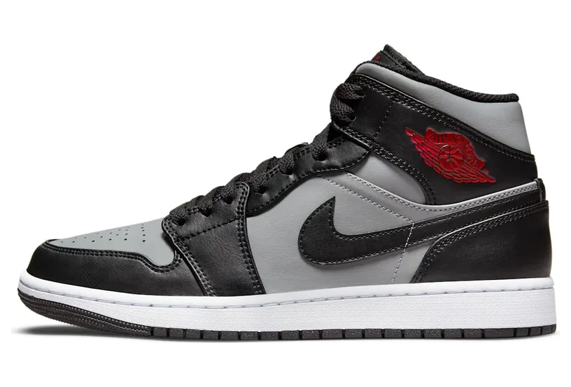 Jordan 1 Mid Shadow Red (GS) (554724-096)