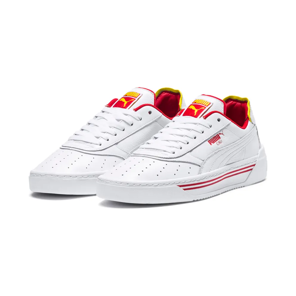 Puma Cali-0 Drive Thru White/Red-Yellow (369472-01)