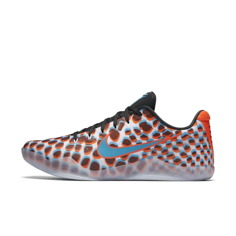 Nike Kobe 11 3D Cool Grey/Total Crimson-Chlorine Blue (836183-084)