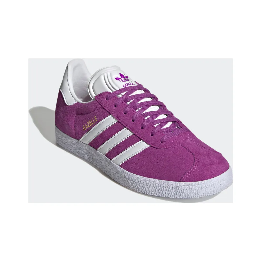 Adidas Gazelle Shock Purple / Cloud White / Gold Metallic (HQ4413)