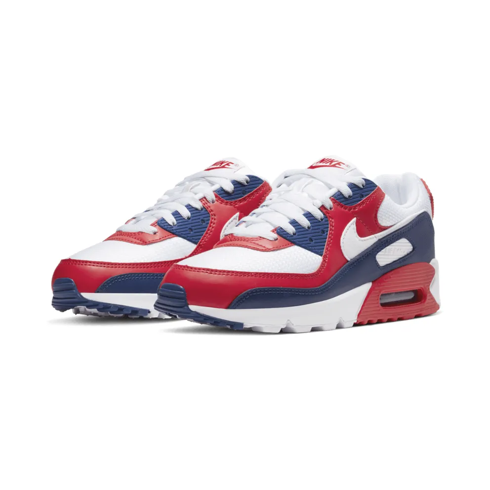 Nike Air Max 90 USA (2020) White/Red-Royal (CW5456-100)