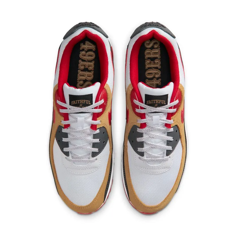 Nike Air Max 90 “San Francisco 49ers – Rivalry Pack” (II7588-100)
