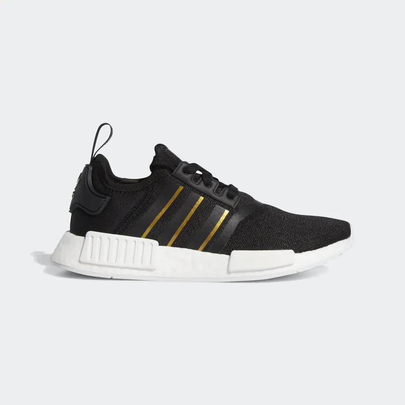 adidas NMD_R1 Core Black (W) Core Black/Gold Metallic/Crystal White (FW6433)