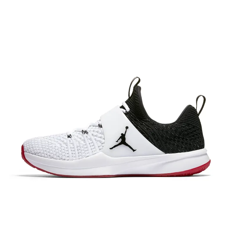 Jordan Trainer 2 Flyknit White Black Red White/Black-Gym Red (921210-101)