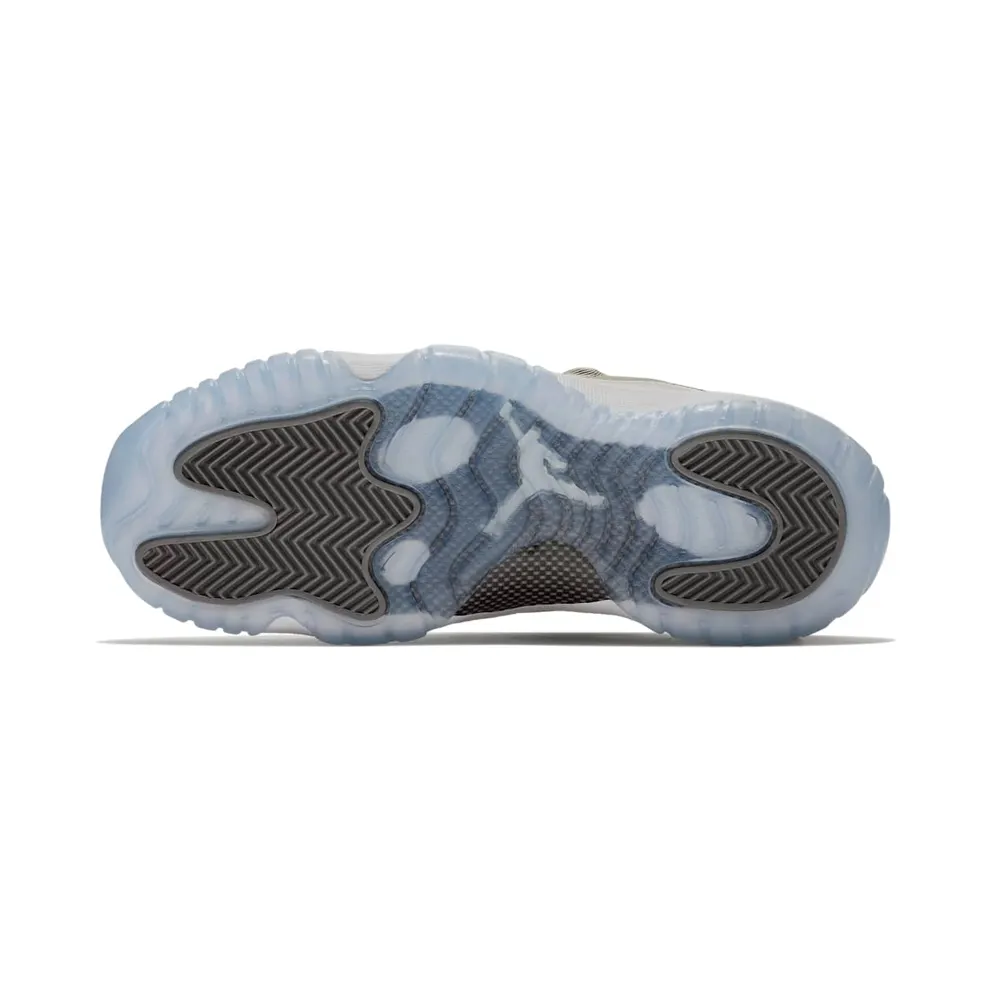Jordan 11 Retro Low Cool Grey (GS) Medium Grey/White-Gunsmoke (528896-003)