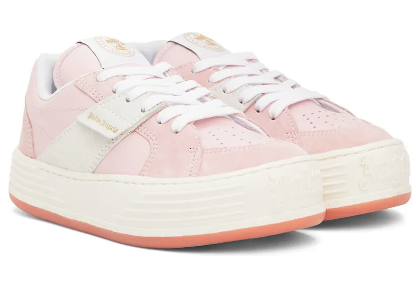 Palm Angels Pink Snow Low-Top Sneakers (PWIA034S22LEA0010130) (4)