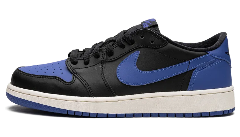 Air Jordan 1 Retro Low OG’Black Varsity Rotyal’ BG Black/Varsity Royal-Sail (709999-004)
