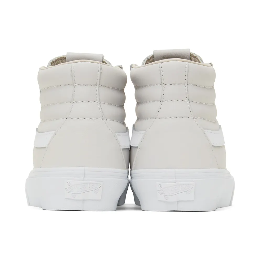 Vans Off-White Leather Sk8-Hi Reissue VLT LX (VN0A4BVH9HA)