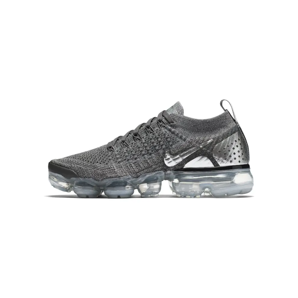 Nike Air VaporMax Flyknit 2 Dark Grey Chrome (W) Dark Grey/Chrome-Dark Grey-Cool Grey (942843-013)