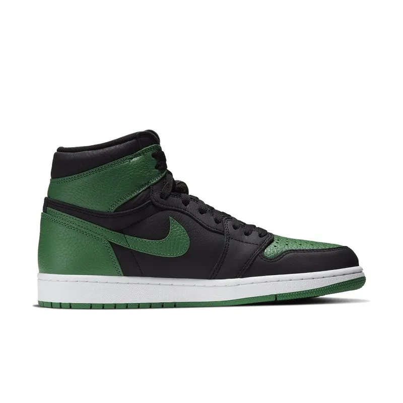 Jordan 1 Retro High Pine Green Black Black/Pine Green-White-Gym Red (555088-030)