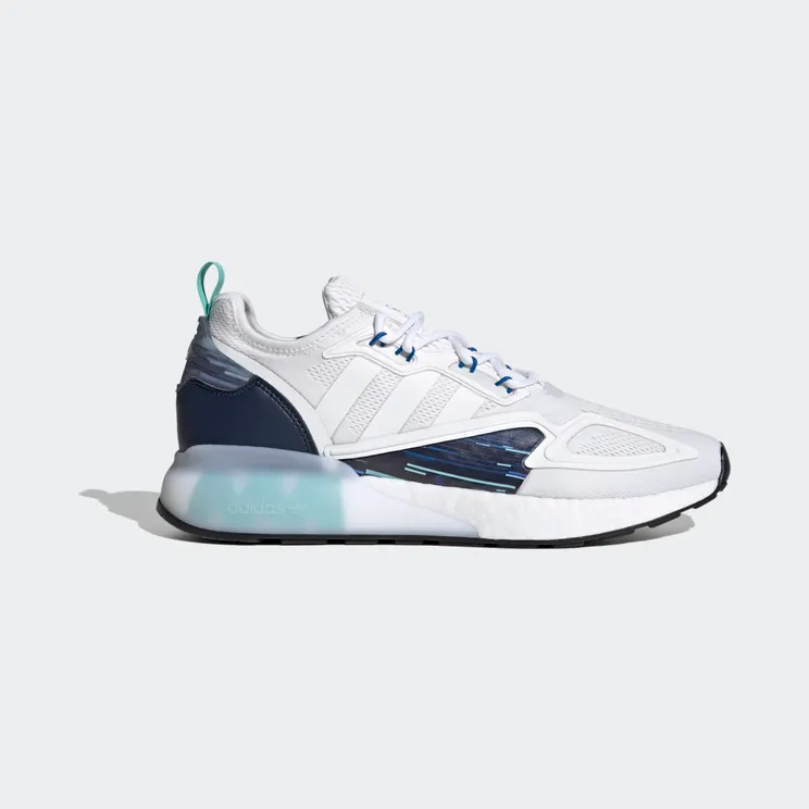 adidas ZX 2K Boost Cloud White / Cloud White / Collegiate Navy (H05148)