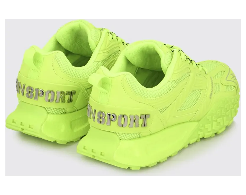 Plein Sport Urban Sprinter Mesh and Rubber Sneakers Yellow (SAFSUSC0933STE003N29) (2)