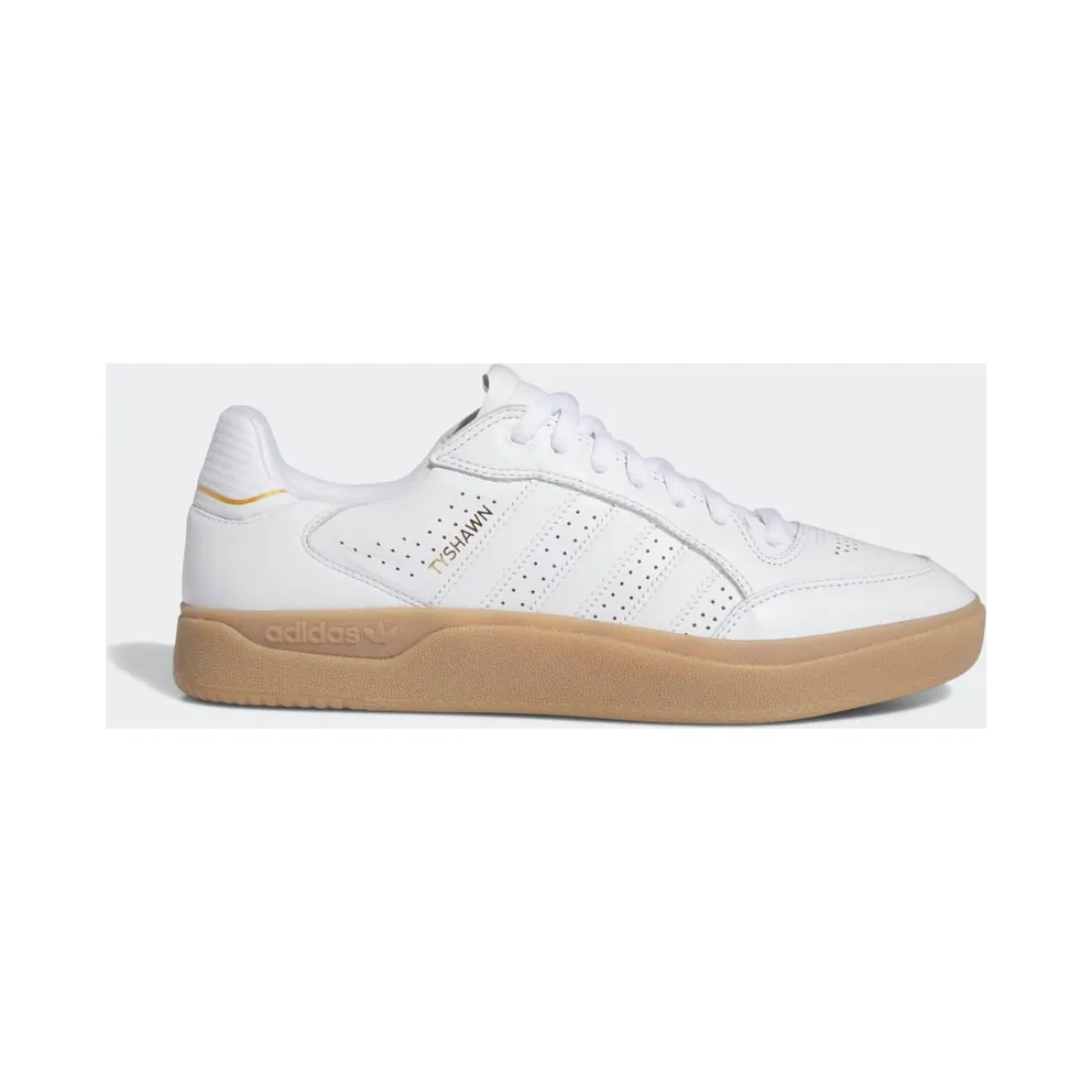 adidas Tyshawn Low Schuh Cloud White / Cloud White / Gum (IG5286)