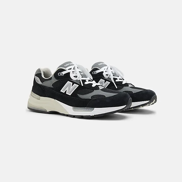 New Balance 992 “Made in USA – Black Grey” (U992BK)