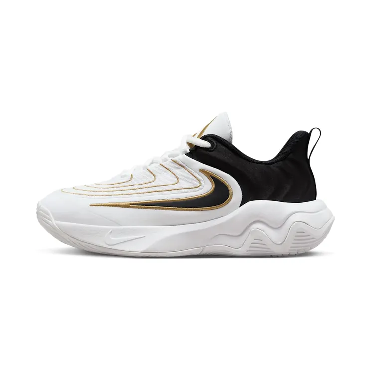 Nike Giannis Immortality 4 GS Championship “White / Metallic Gold / Black” (FZ6734-100)