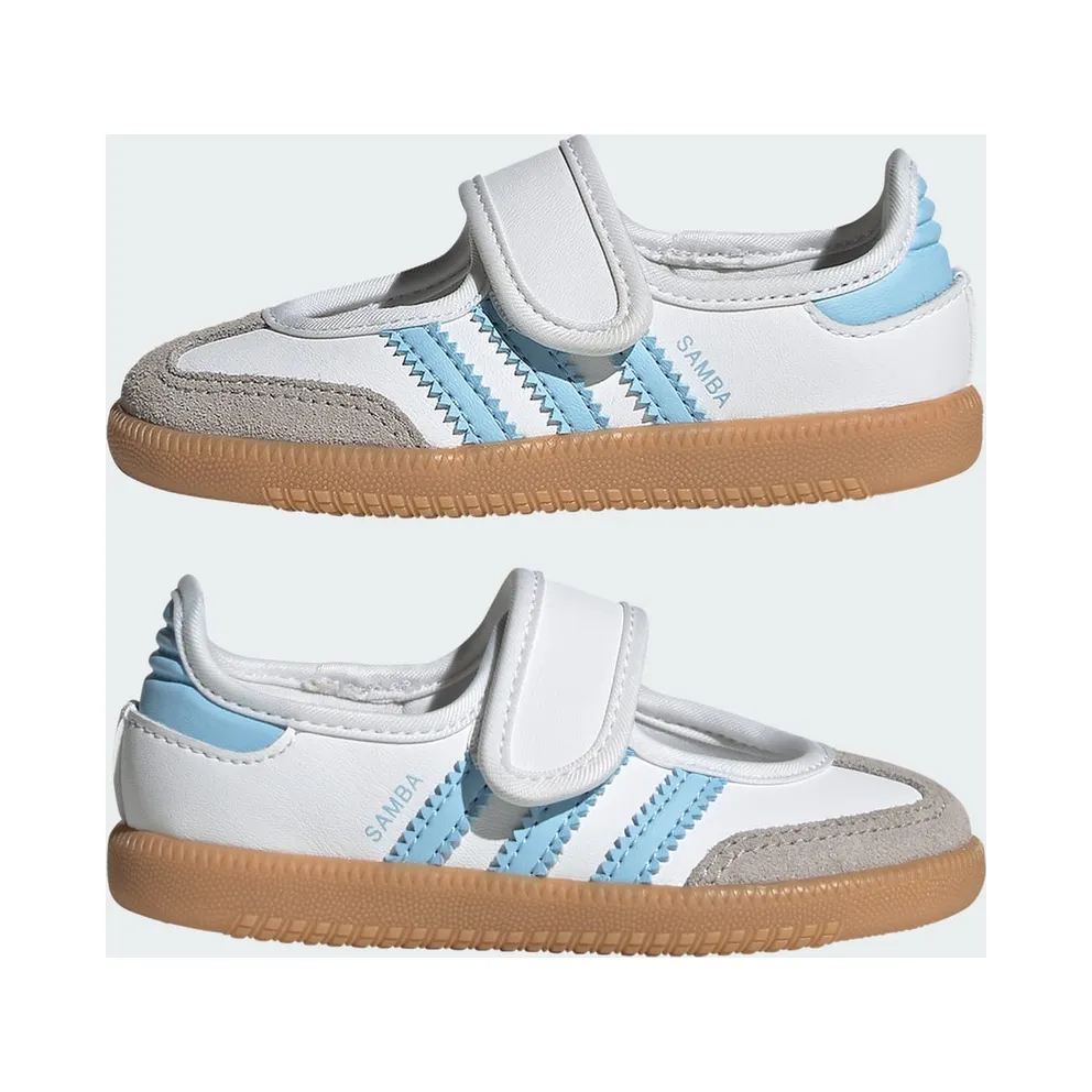 Adidas SAMBA JANE Shoes Cloud White / Clear Sky / Gum (JQ9322)