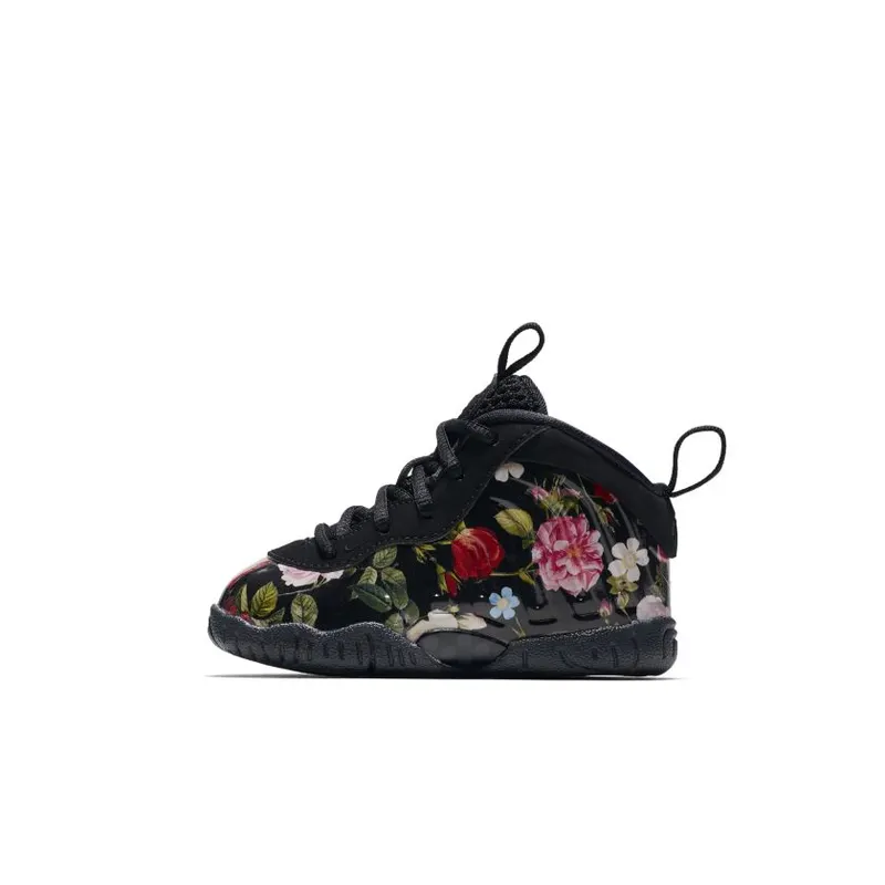 Nike Air Foamposite One Floral (TD) Black/Black-Metallic Gold (AT8250-001)
