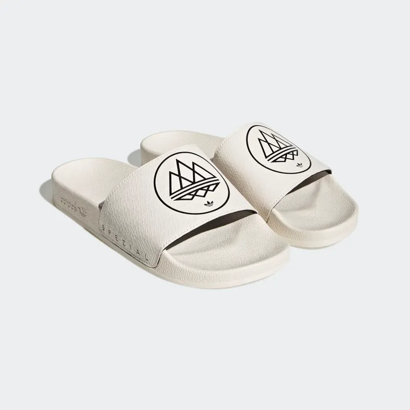 adidas adilette SPZL Slides Chalk White / Core Black / Chalk White (GW8793)