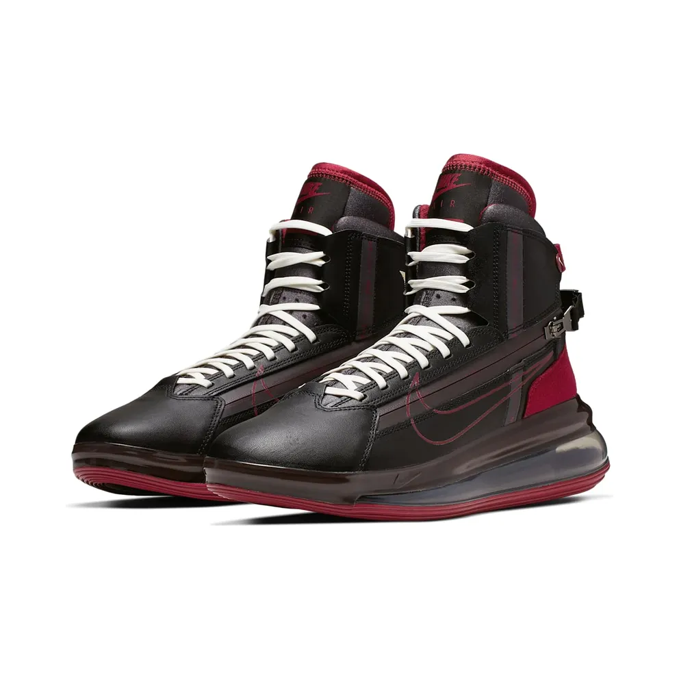 Nike Air Max 720 Strn Black Team Red Black/Team Red-Thunder Grey-Sail (AO2110-004)