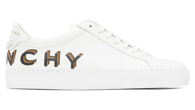 Givenchy White and Blue Urban Knots Sneakers (BE0003E0VH)