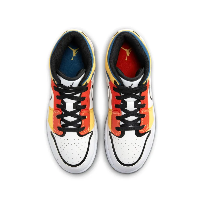 Air Jordan 1 Mid SE GS “Multi-Color Canvas” (DV1316-100)