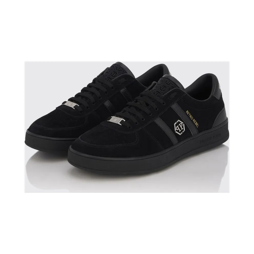 Philipp plein Retro Rebel Suede Sneakers Black (PAFSUSC0941PLE010N0202)