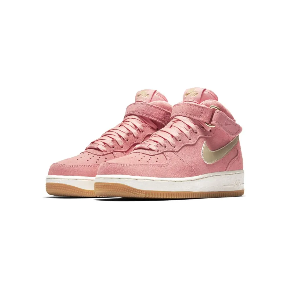Nike Air Force 1 Mid Bright Melon (W) Bright Melon/Metallic Gold Star-Sail (818596-800)