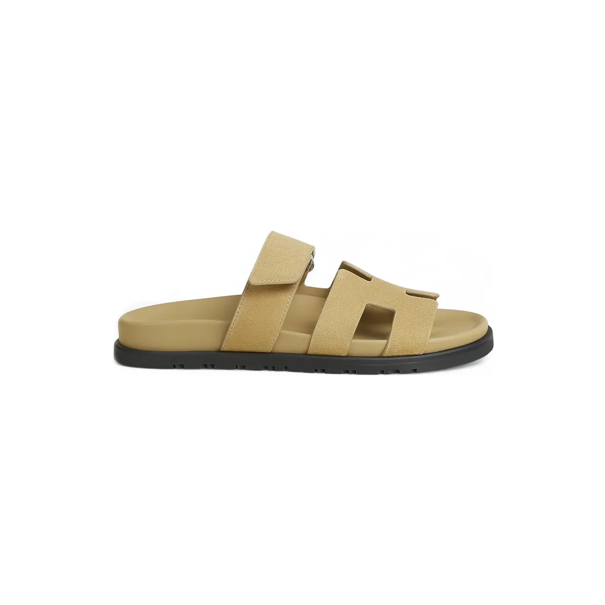 Hermes Chypre Sandal Beige Albâtre Suede Goatskin (H222297Z-VD350)