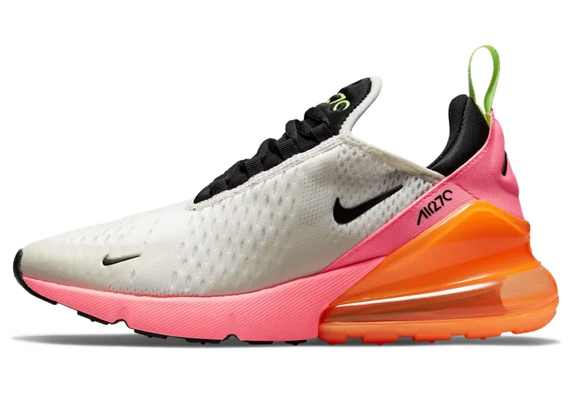Nike Air Max 270 White Pink Orange (W) (DJ5997-100)