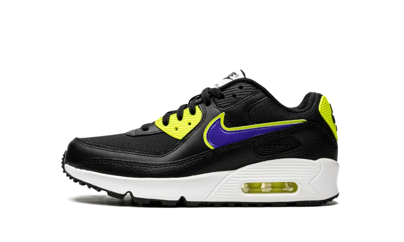Nike AIR MAX 90 GS “Black Volt Racer Blue” (DA4670-001)