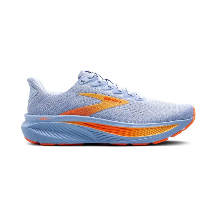 Brooks Ghost 17 Blue Heron White Orange (120431-1B-443)
