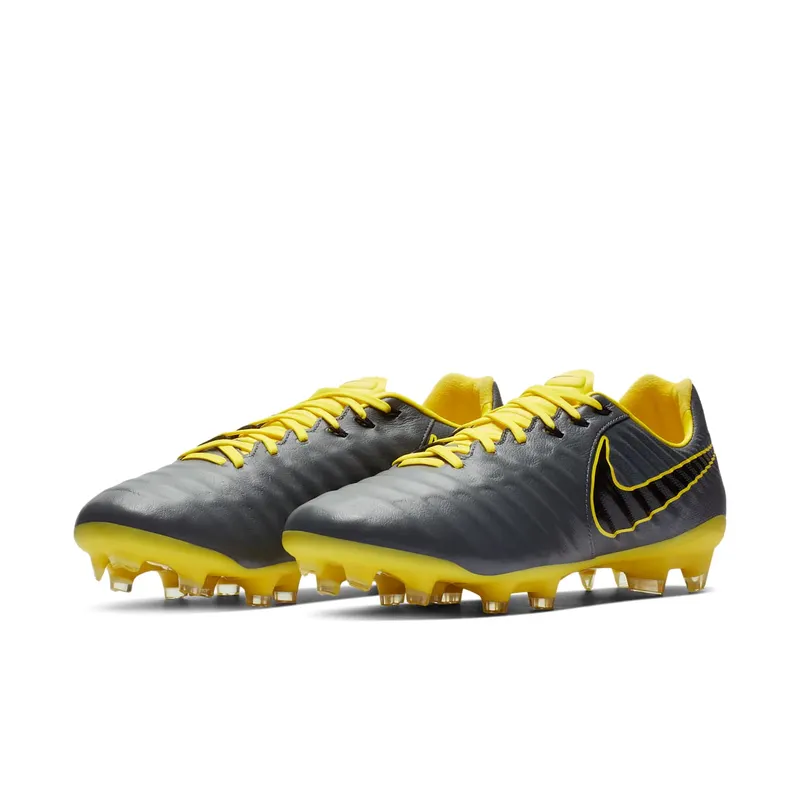 Nike Tiempo Legend 7 Pro FG Dark Grey Opti Yellow (AH7241-070)